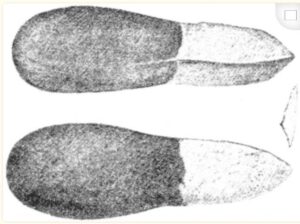 چاقوی چخماق که برای سوراخ‌کردن جمجمه استفاده می‌شد.
